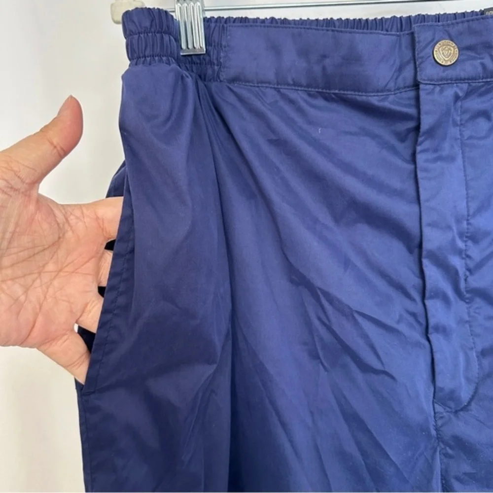 Sunice Golf Windbreaker‎ Rain Pants Mens XL Blue Navy Softshell Ankle Zip Lined